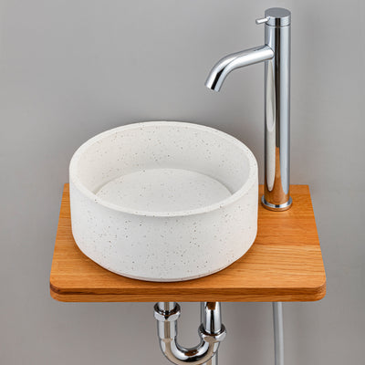 施工イメージ/KAWARABACHIΦ250/ホワイト/カウンター天板W350