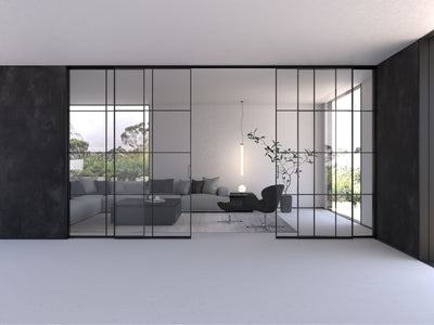 スライディングパーティション「alfine」に、横桟・格子の新デザイン追加