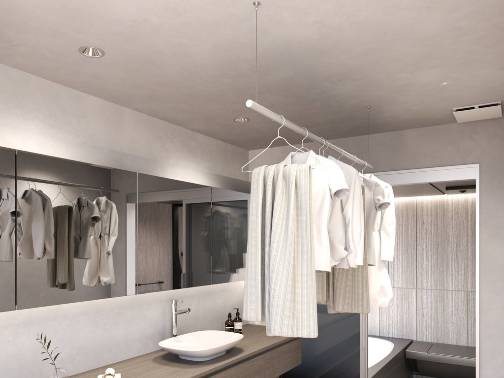 濡れたタオルや衣類をかけるランドリーバー