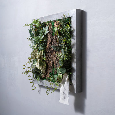 壁掛けイメージ（コンクリート調／W300×H300）