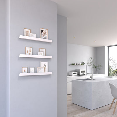 同じサイズを組み合わせた3段使い（ホワイト／W600）