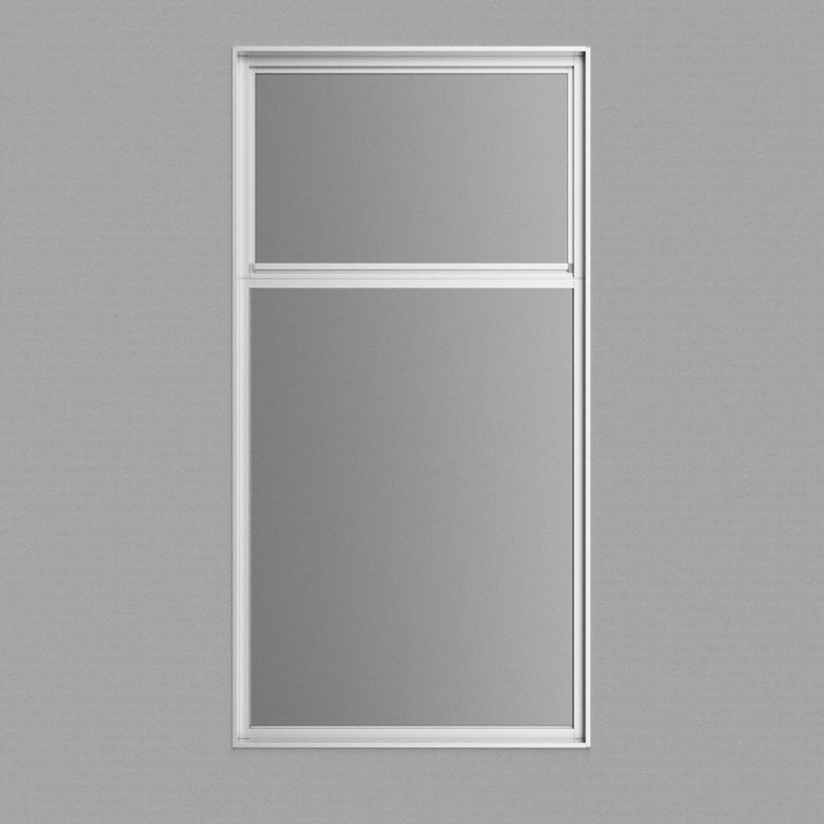 室内窓 アルミ製額縁一体枠 両側壁納まり 上部開き 560×1097 壁厚70㎜（※受注生産品）