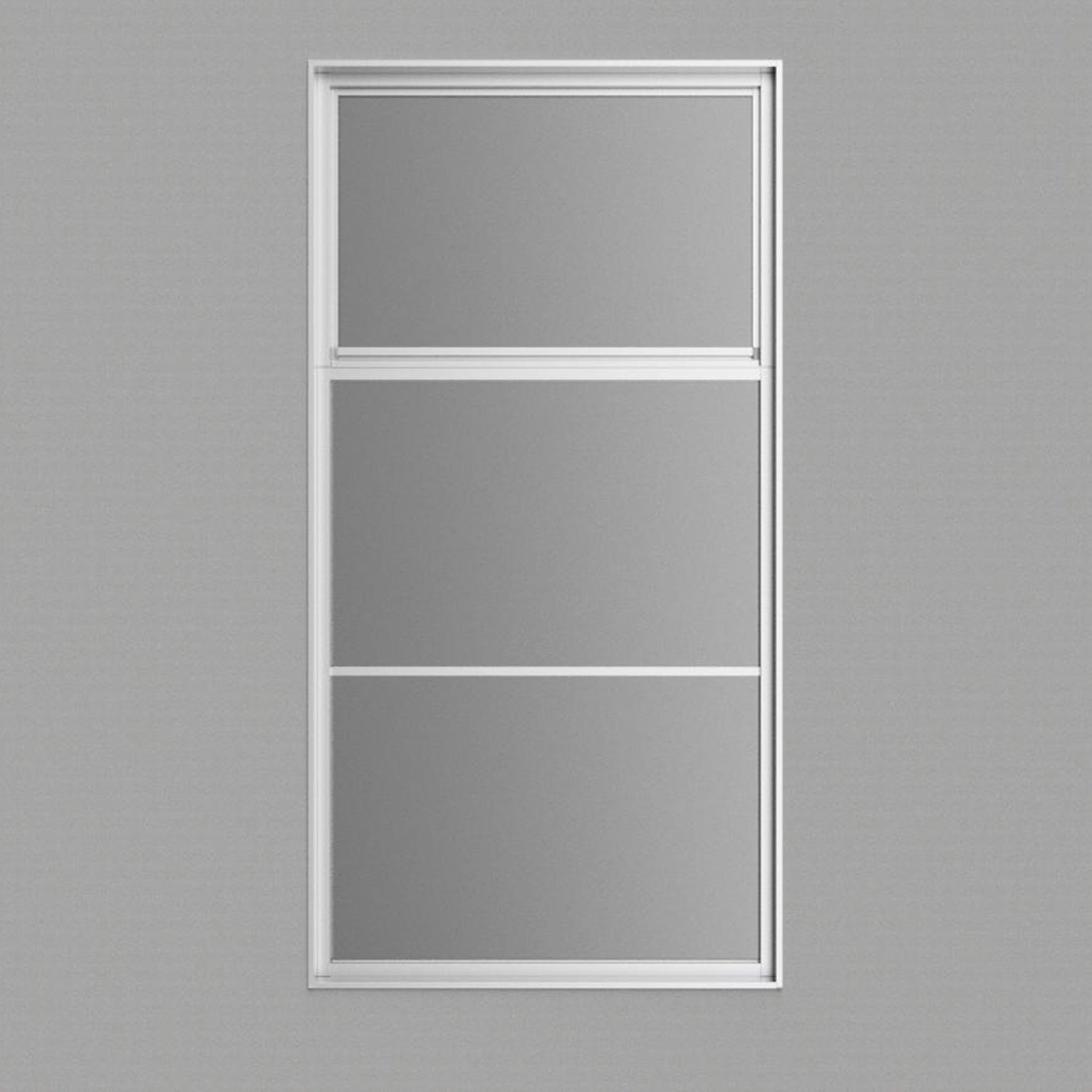 室内窓 アルミ製額縁一体枠 両側壁納まり 上部開き 560×1097 壁厚141㎜～145㎜（※受注生産品）