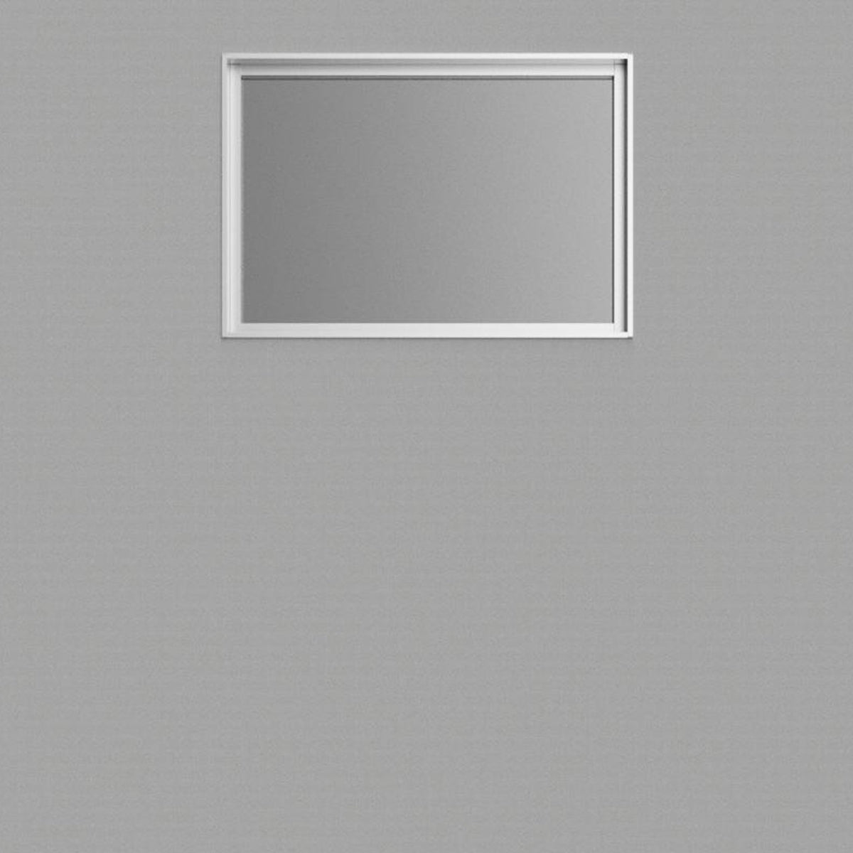 室内窓 アルミ製額縁一体枠 両側壁納まり  FIX 560×387 壁厚141㎜～145㎜（※受注生産品）