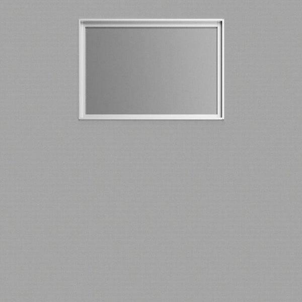 窓ガラス 樹脂窓 EW FIX窓 165043 (TG) W1690×H500mm 樹脂サッシ 窓 アングル付