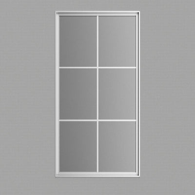 室内窓 FIX 560×1097　十字格子