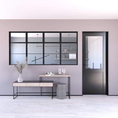 施工イメージ（使用商品：H1097/4連/ブラック）