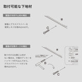 取り付け可能な下地材